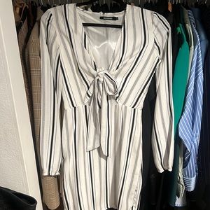 Mini stripped dress